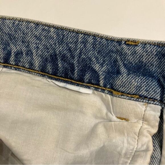 MAISON MARGIELA Jeans 28”Blue High-Waist Barrel Wide Slashed Raw-Hem Luxury Zip - Picture 13 of 15